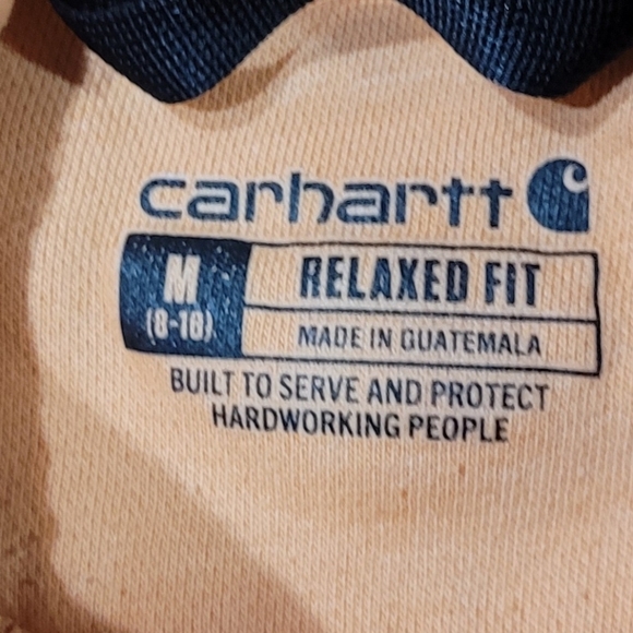 Carhartt Peach Women's Peach Hoodie with Logo size Medium 8-10 - Picture 5 of 5